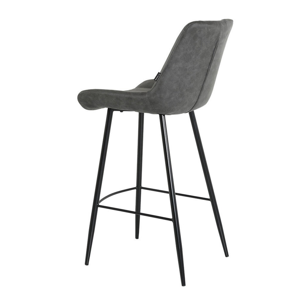 Industrial Bar Stool Brooke Anthracite Industrial Bar Stool Brooke Anthracite