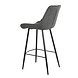 Industrial Bar Stool Brooke Anthracite Industrial Bar Stool Brooke Anthracite
