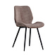 Bronx71 Velvet dining chair Toby Taupe