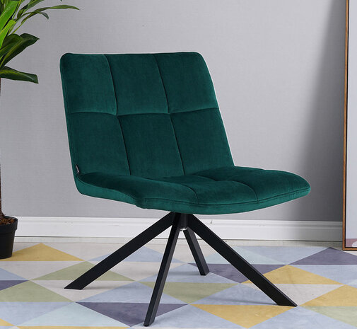 Armchair Eevi Dark Green Velvet Armchair Eevi Dark Green Velvet