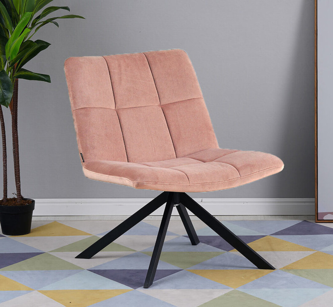 Armchair Eevi Pink Velvet