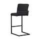 Bar Stool Diamond Black Leather Bar Stool Diamond Black Leather