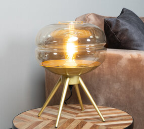 Modern Table Lamp Jody Amber Modern Table Lamp Jody Amber