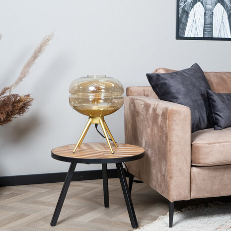 Modern Table Lamp Jody Amber Modern Table Lamp Jody Amber