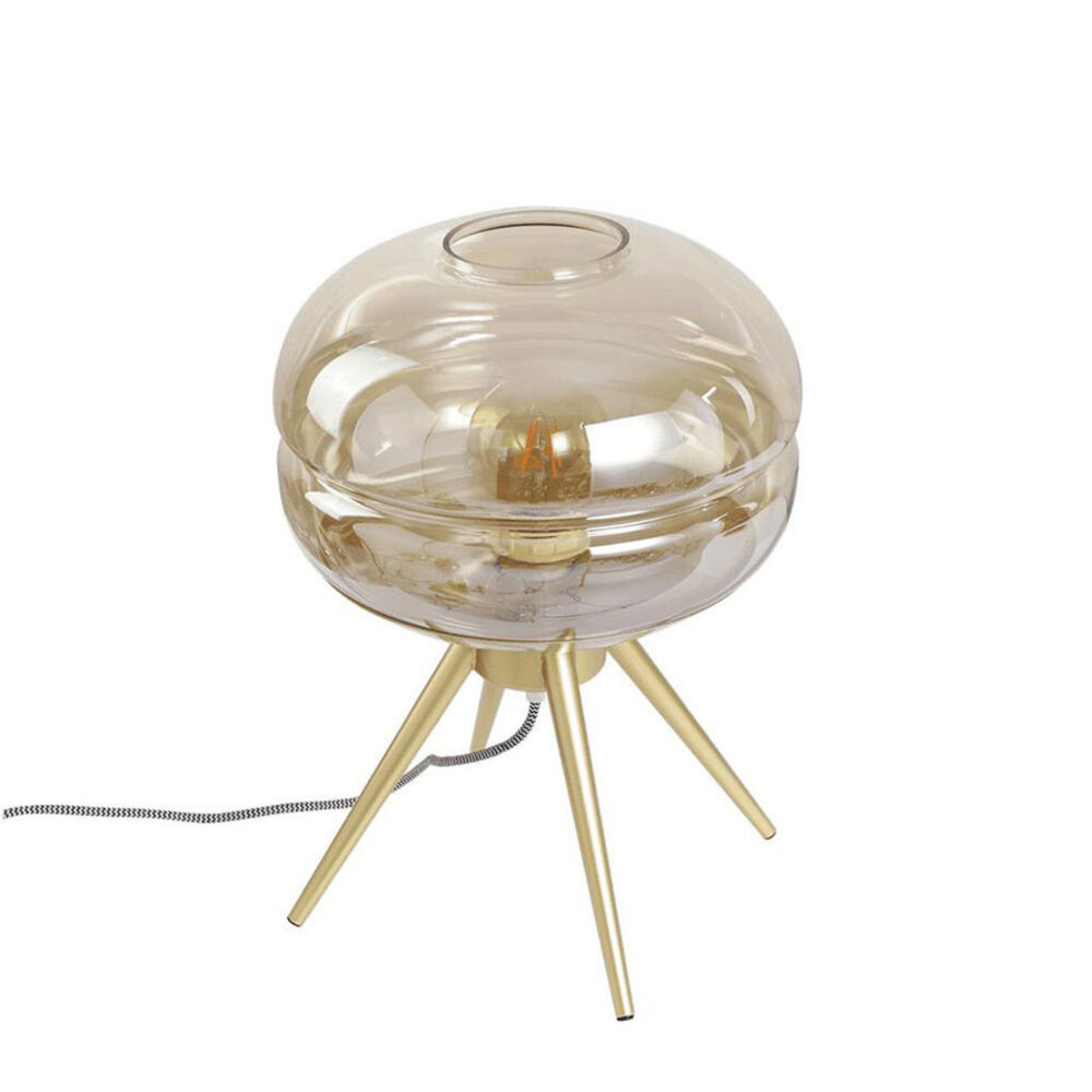 Modern Table Lamp Jody Amber Modern Table Lamp Jody Amber