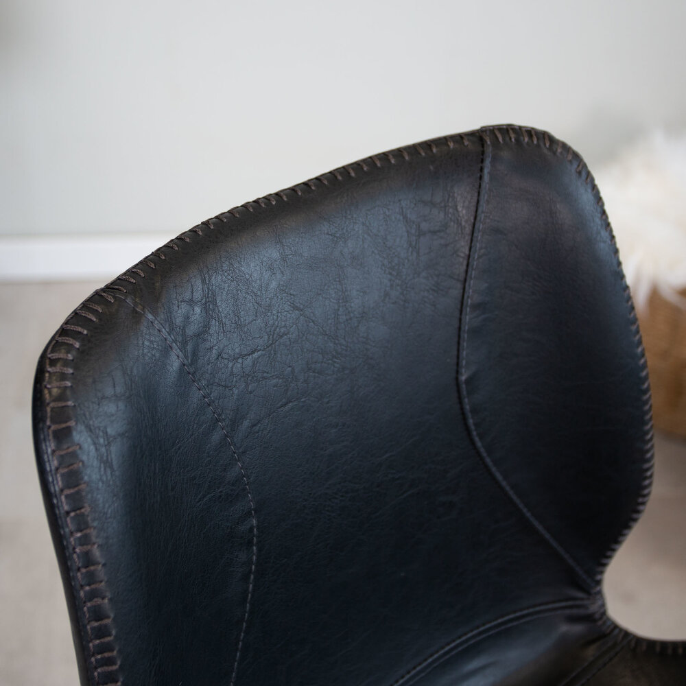 Industrial Barstool Barron Black Industrial Barstool Barron Black