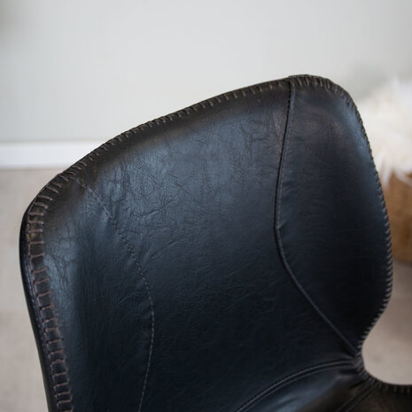 Industrial Barstool Barron Black Industrial Barstool Barron Black