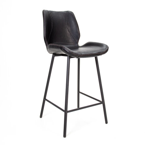Industrial Barstool Barron Black Industrial Barstool Barron Black