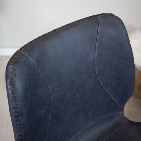 Industrial Barstool Barron Blue Industrial Barstool Barron Blue