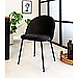 Dining Chair Evie Velvet Black Dining Chair Evie Velvet Black