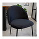 Dining Chair Evie Velvet Black Dining Chair Evie Velvet Black
