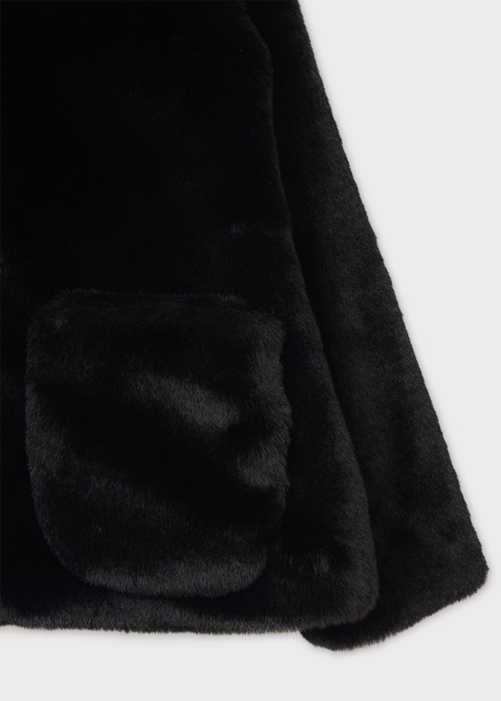 Mayoral Fur coat Black