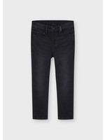 Mayoral Basic slim fit trousers Black