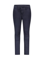 le chic garcon twill trousers navy
