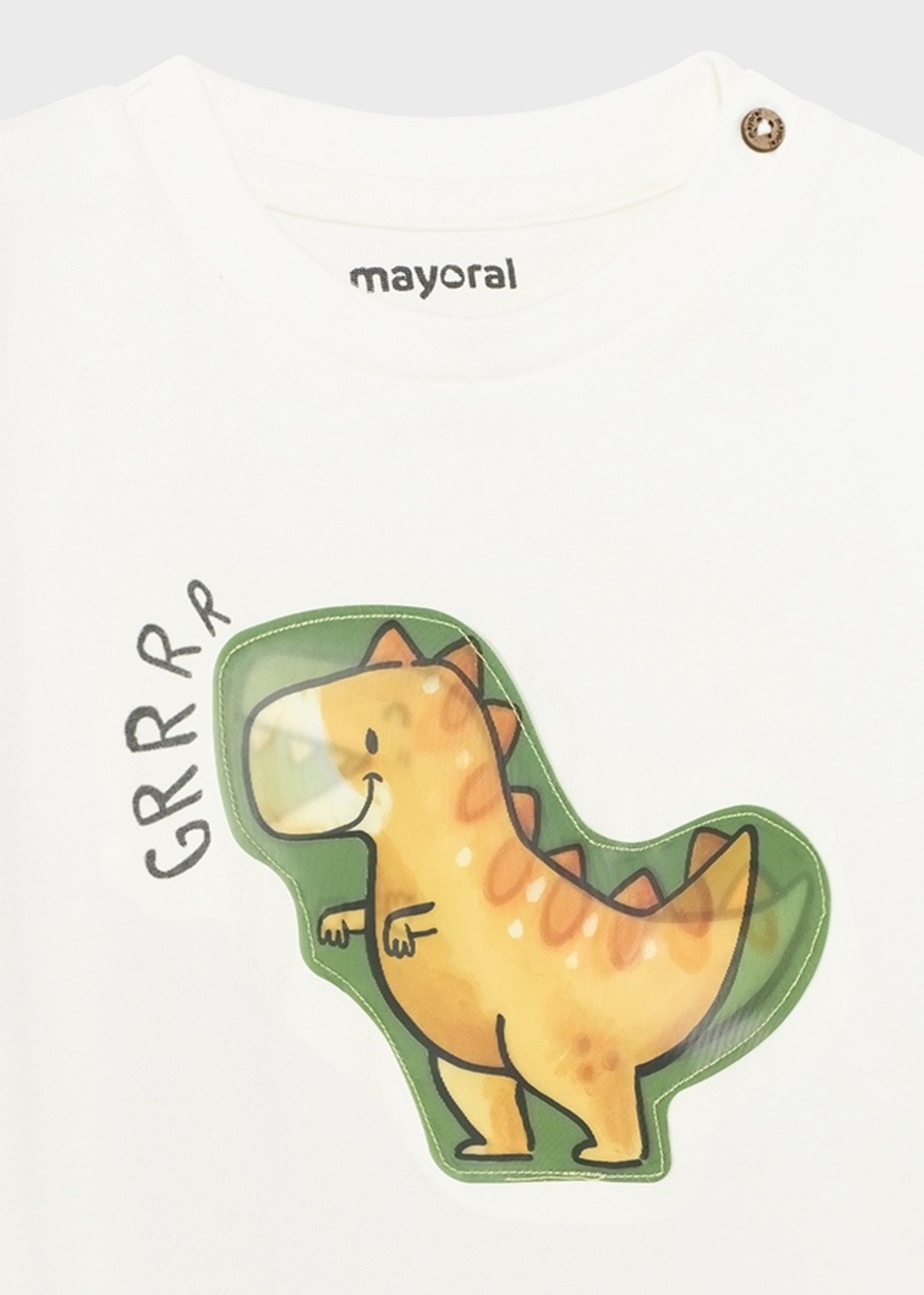 Mayoral S/s shirt cream