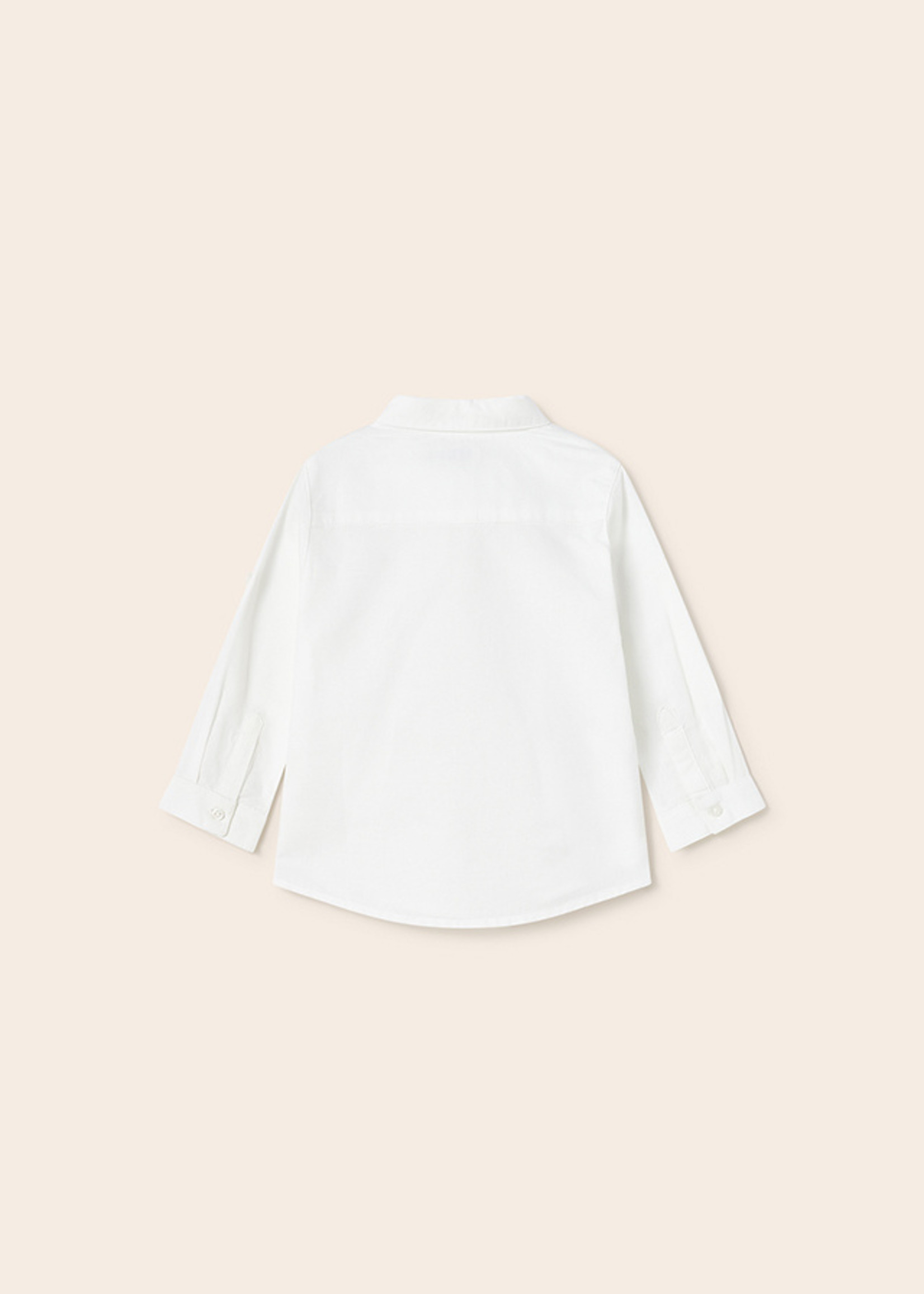 Mayoral basic linen shirt white