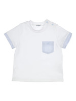 Gymp shirt aerobic white en licht blauw