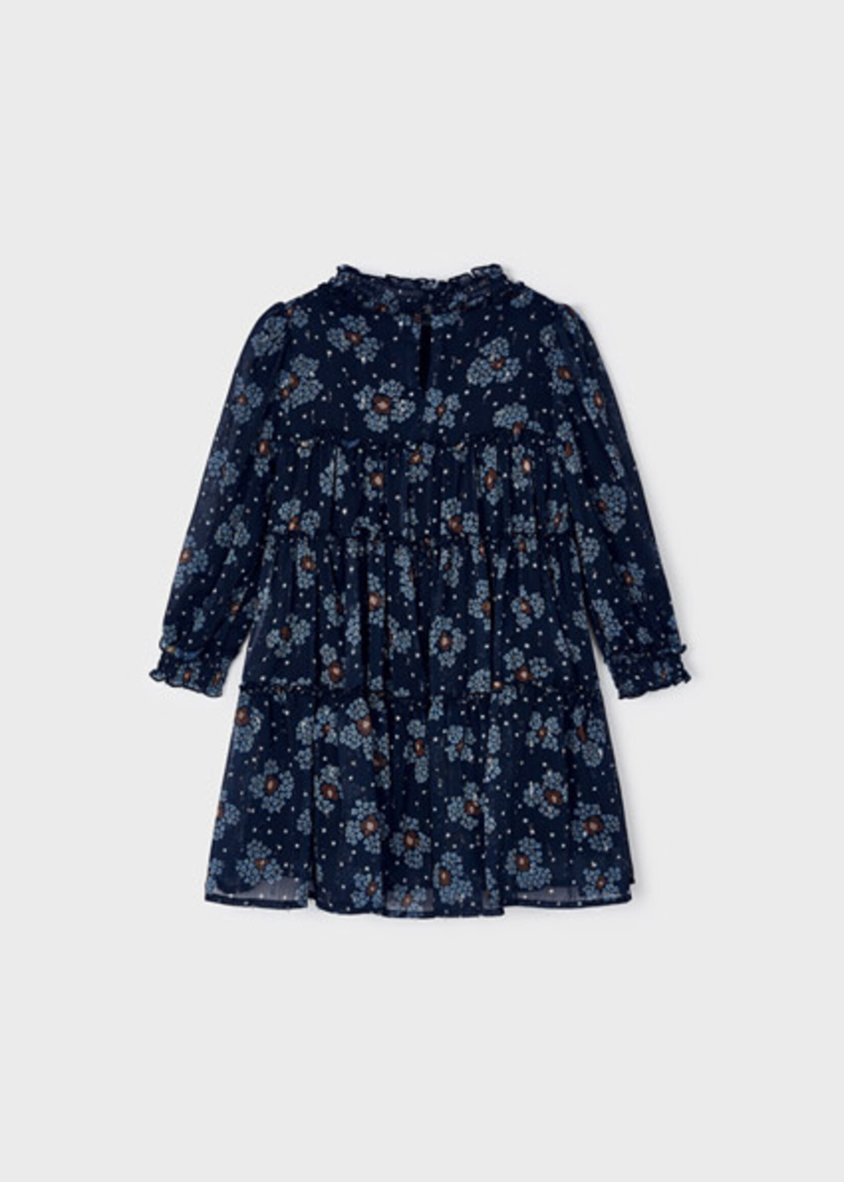 Mayoral dress navy flower