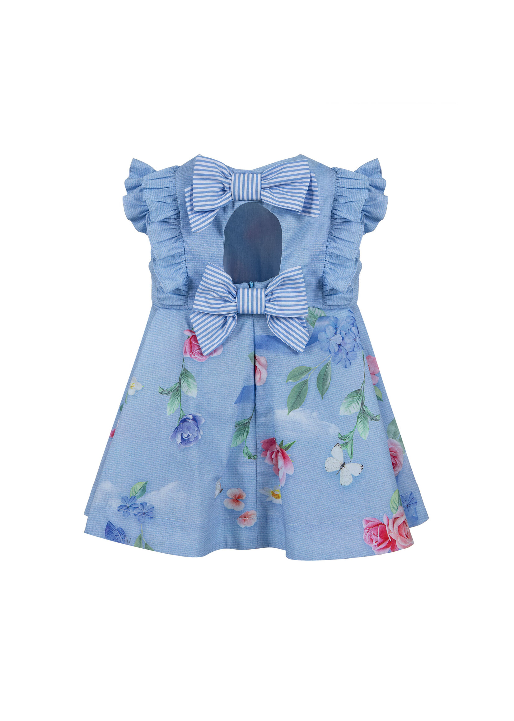 lapin house jurk bloemen blauw