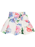 balloon chic rok wit grote rozen