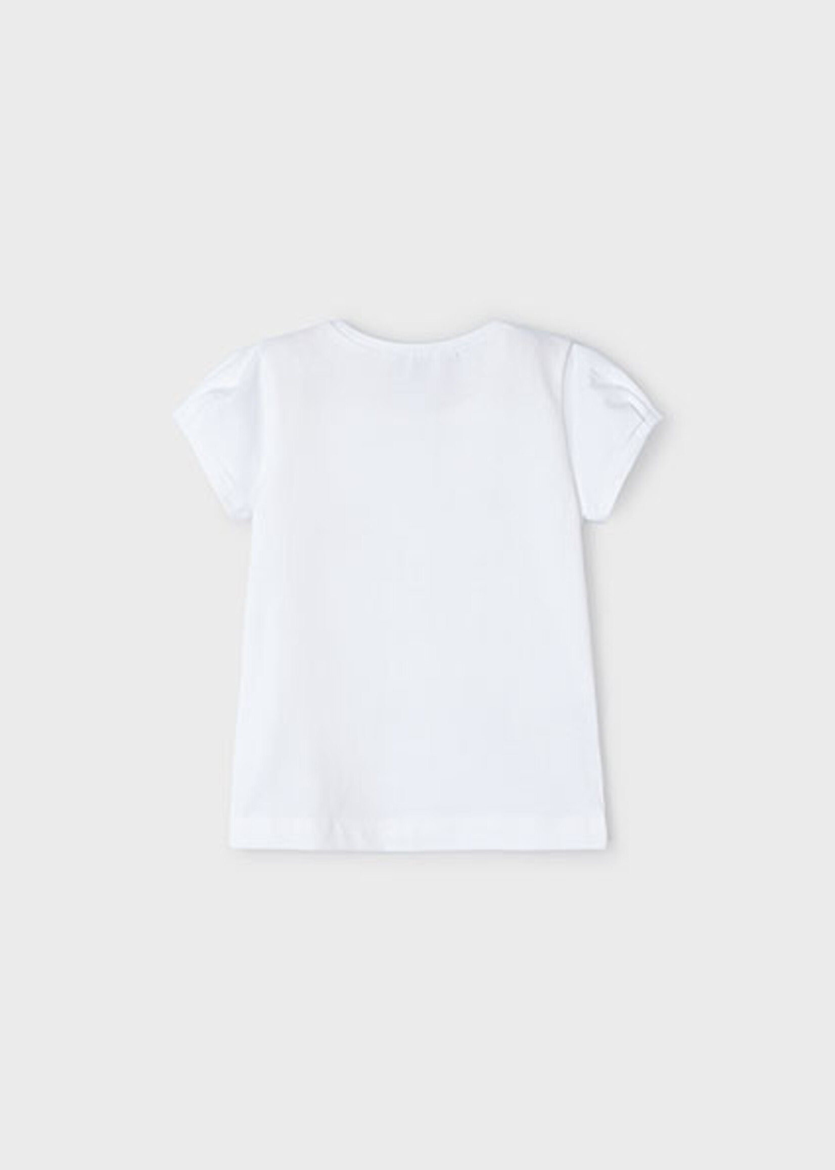 Mayoral 't shirt white/fuchs