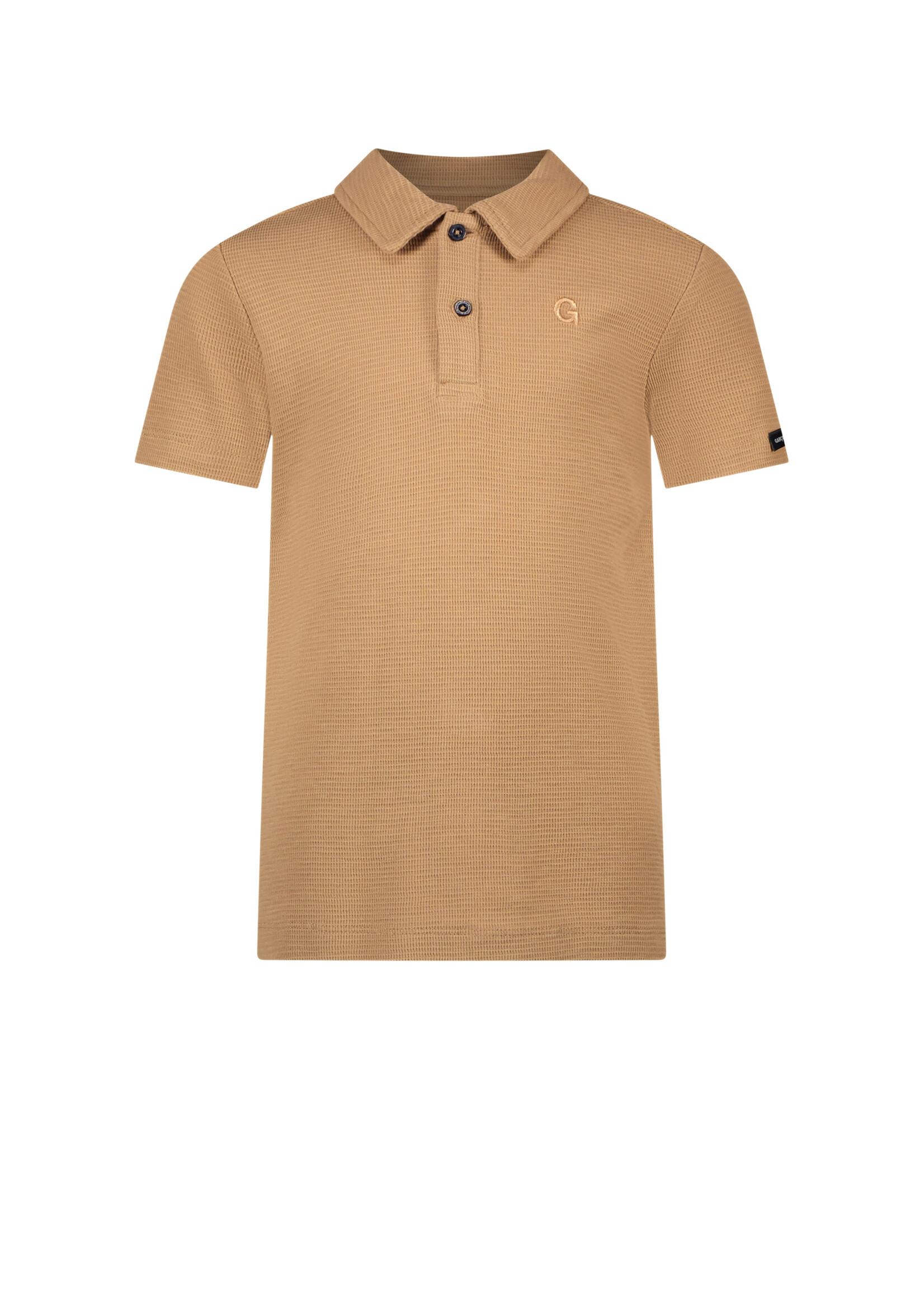 le chic garcon neily waffle polo