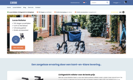 Why we sell our rollators online