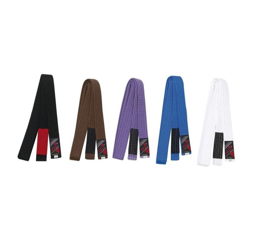 Braziliaanse Jiu Jitsu band 280 cm Alle kleuren