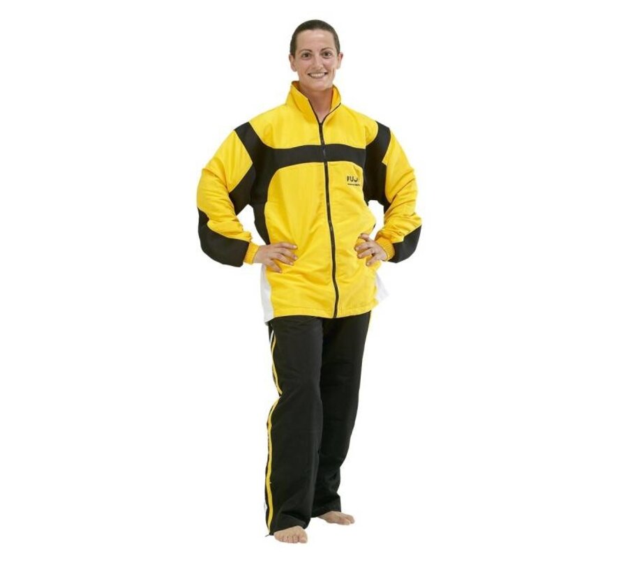 Trainingspak Geel zwart/wit