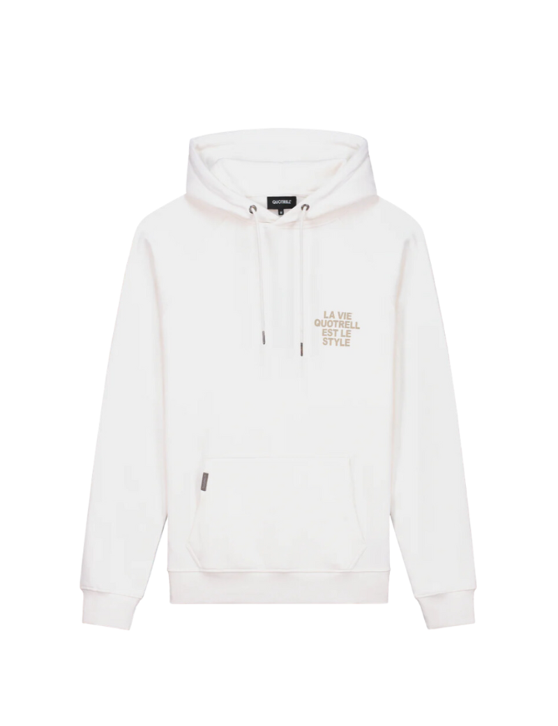 Quotrell Quotrell La Vie Hoodie Off Whit/Oat