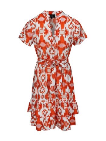 Elvira Elvira Dress Dani Orange Summer