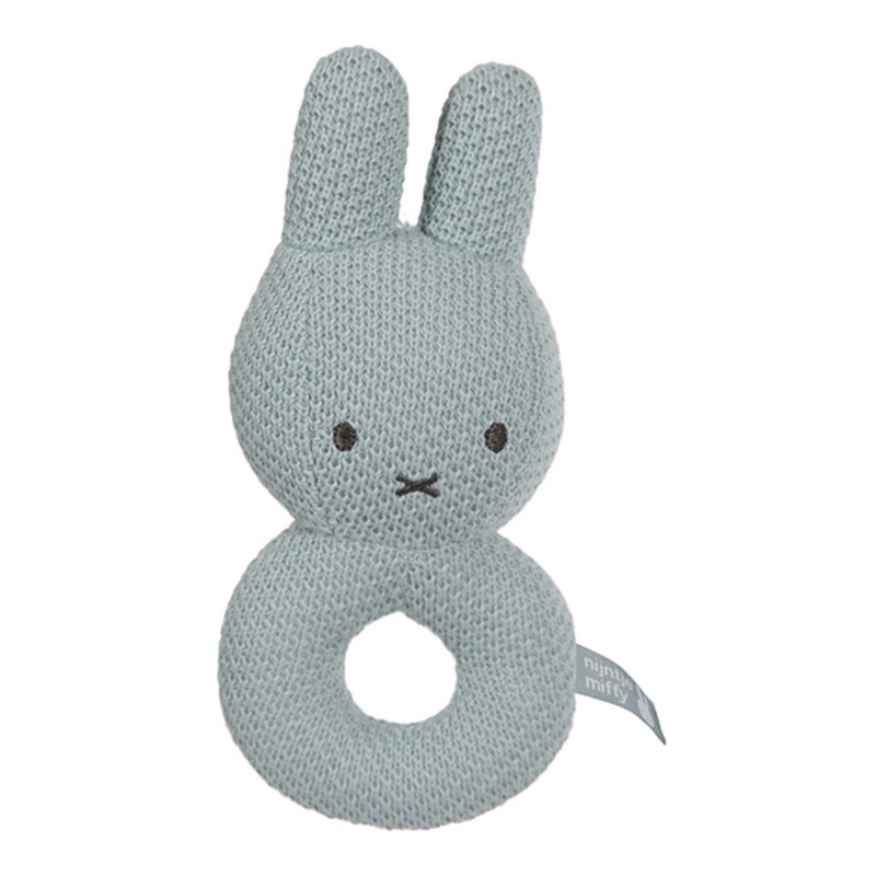 Miffy green knit Rattle