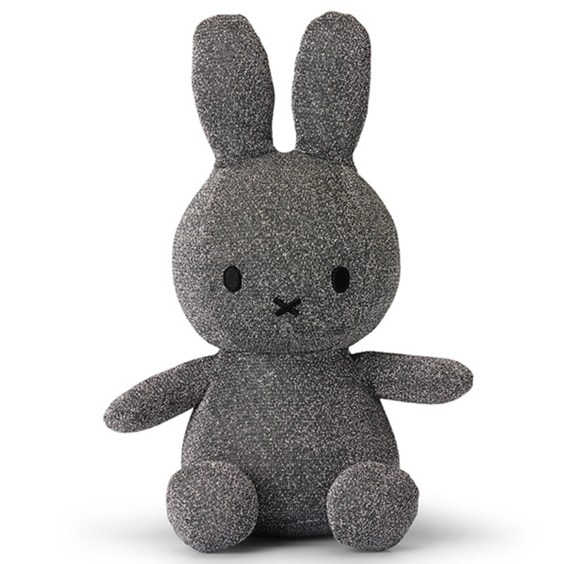 Miffy Sitting Sparkle Silver 33 cm 13"