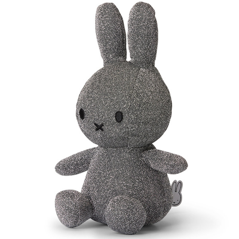 Miffy Sitting Sparkle Silver 33 cm 13"