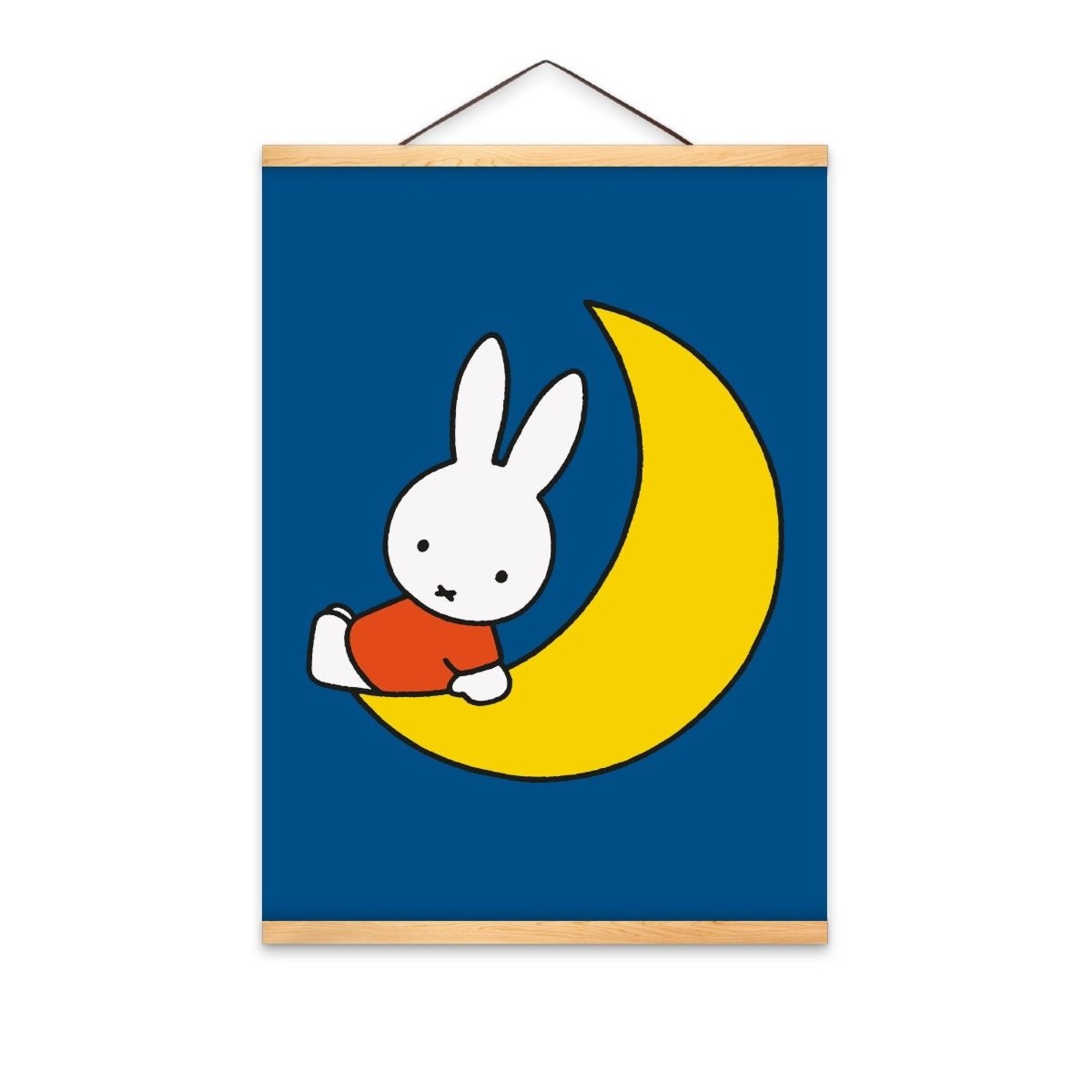 Poster A2 miffy moon with poster holders
