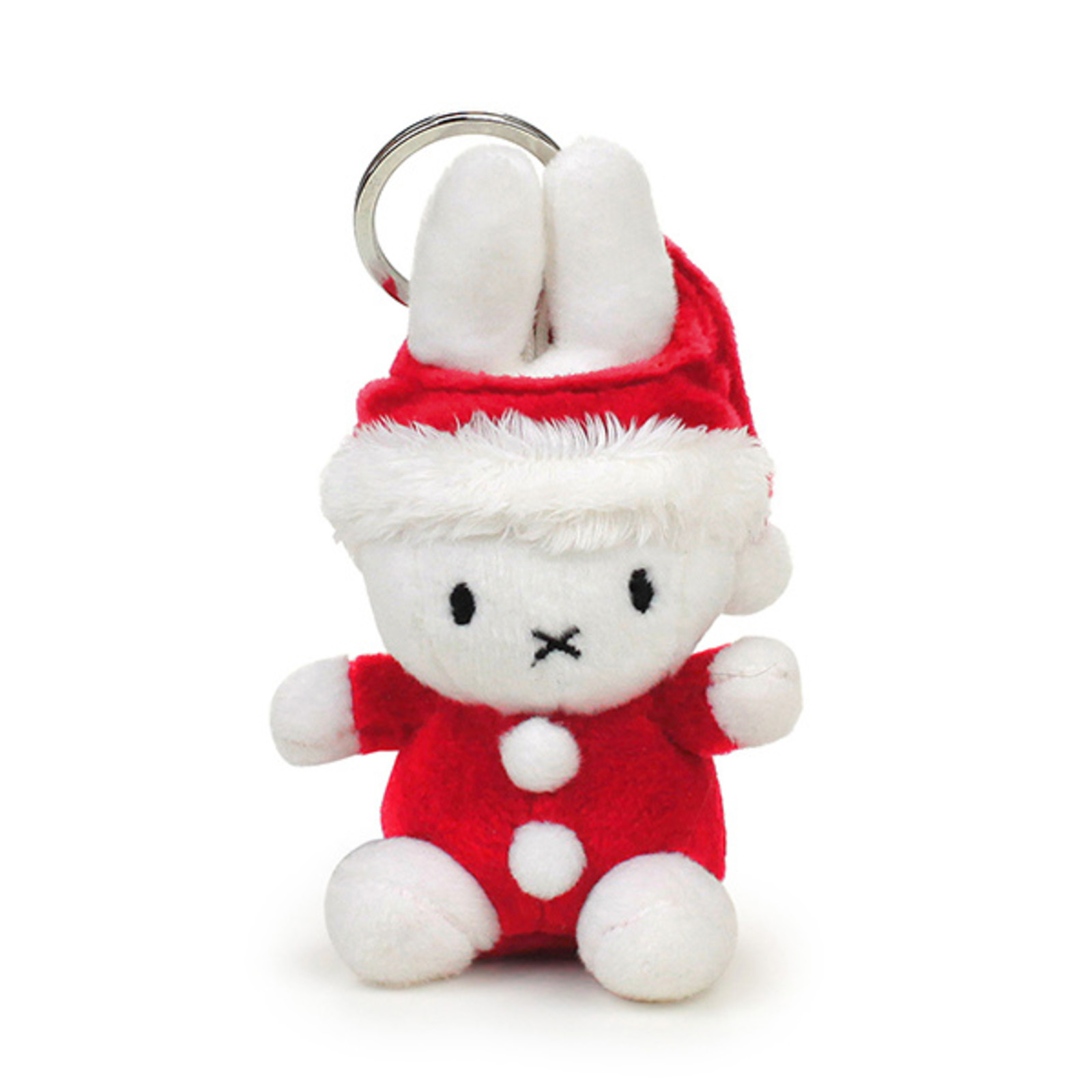 Miffy Santa Sitting Keychain 10cm - 4"