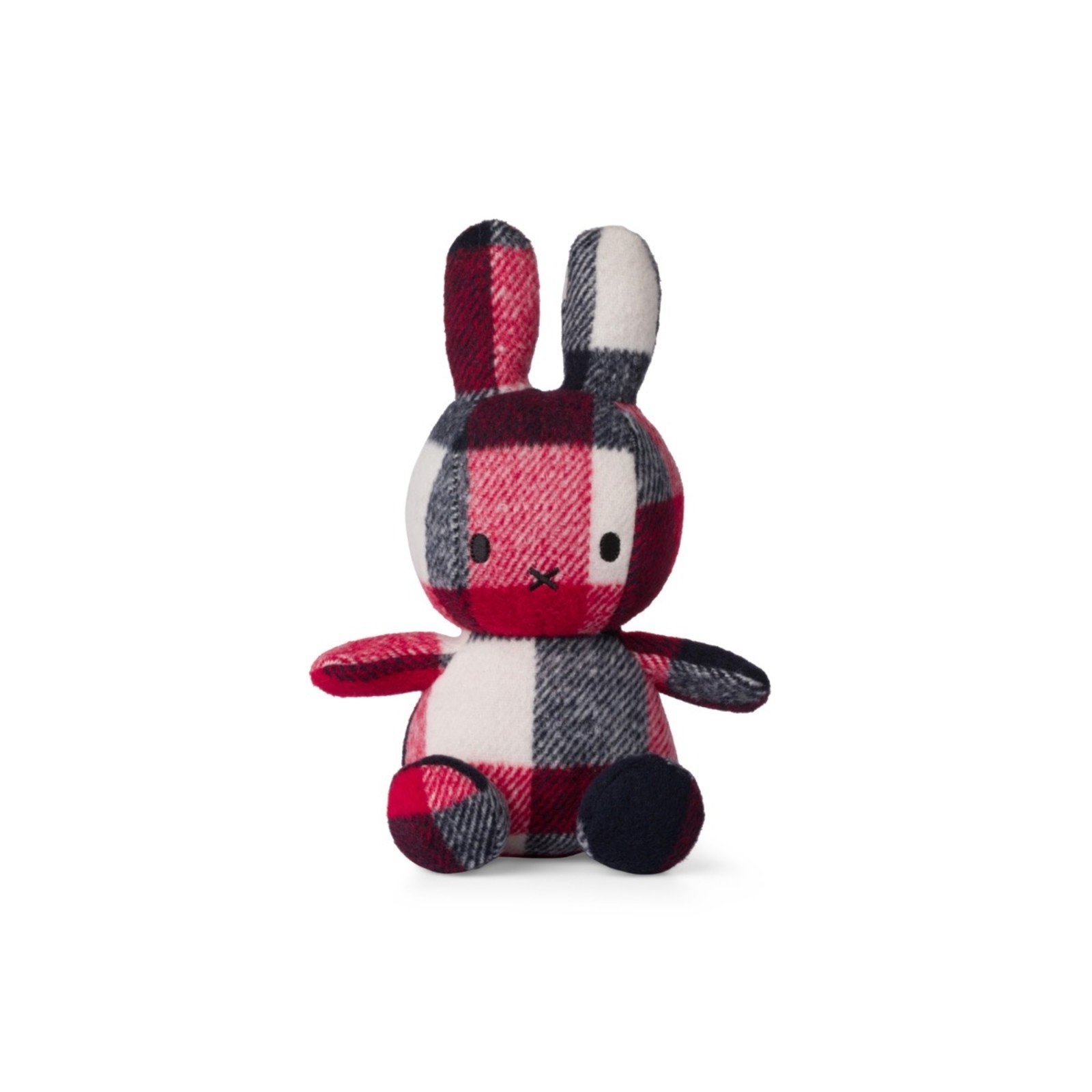 Miffy Sitting Check Red/Blue – 23 cm – 9"