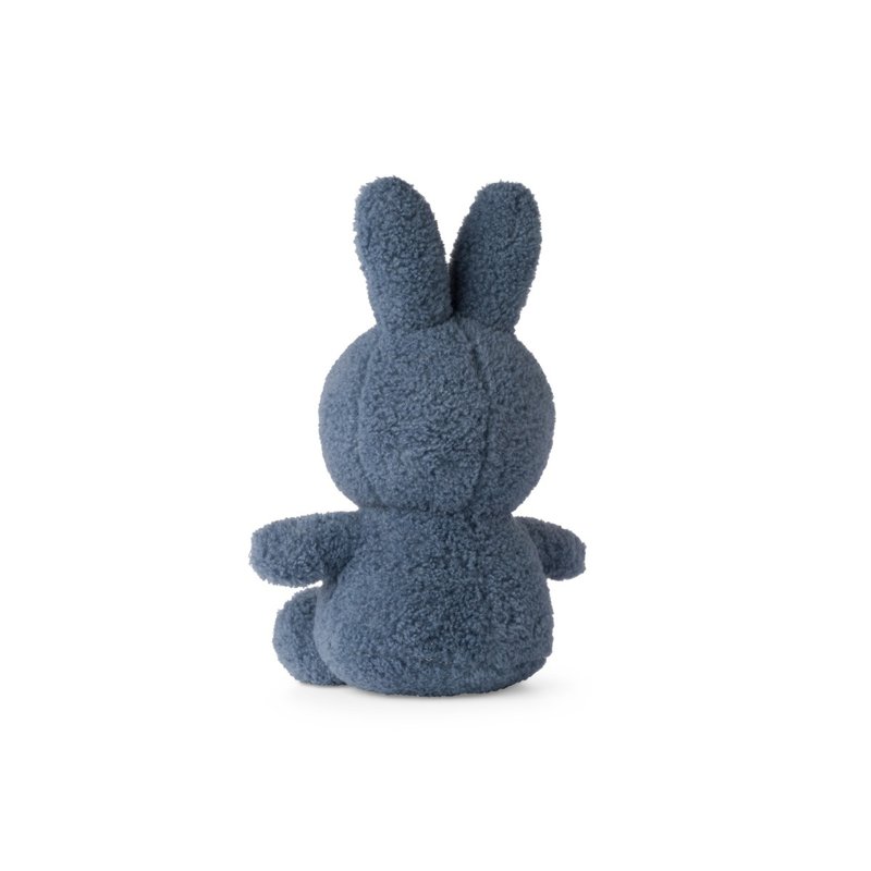 Miffy Sitting Teddy Blue - 23 cm - 9" - 100% recycled