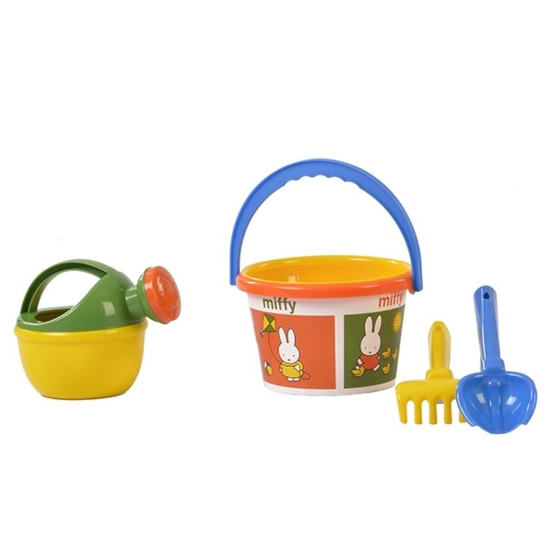 Miffy bucket set orange 4pcs - 9.5cm