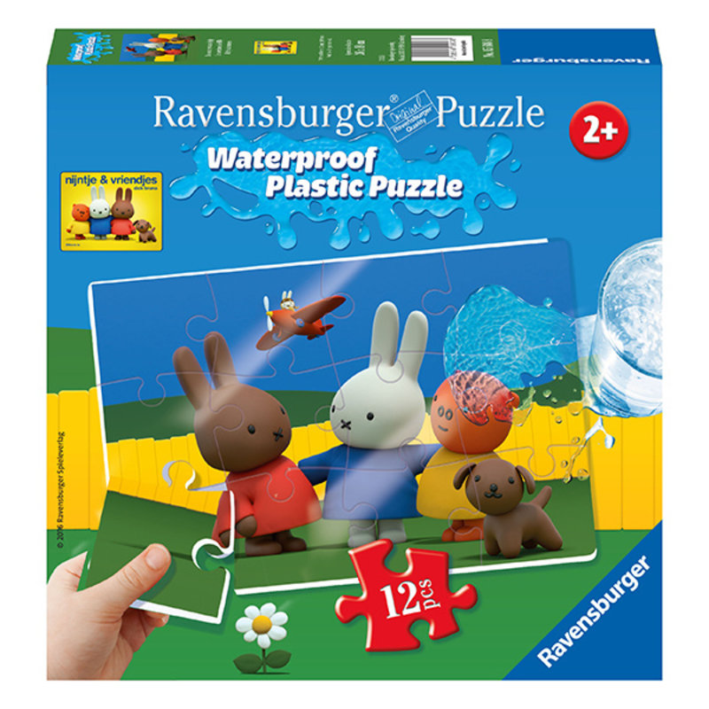 Miffy puzzle 12 pieces 2D Plastic