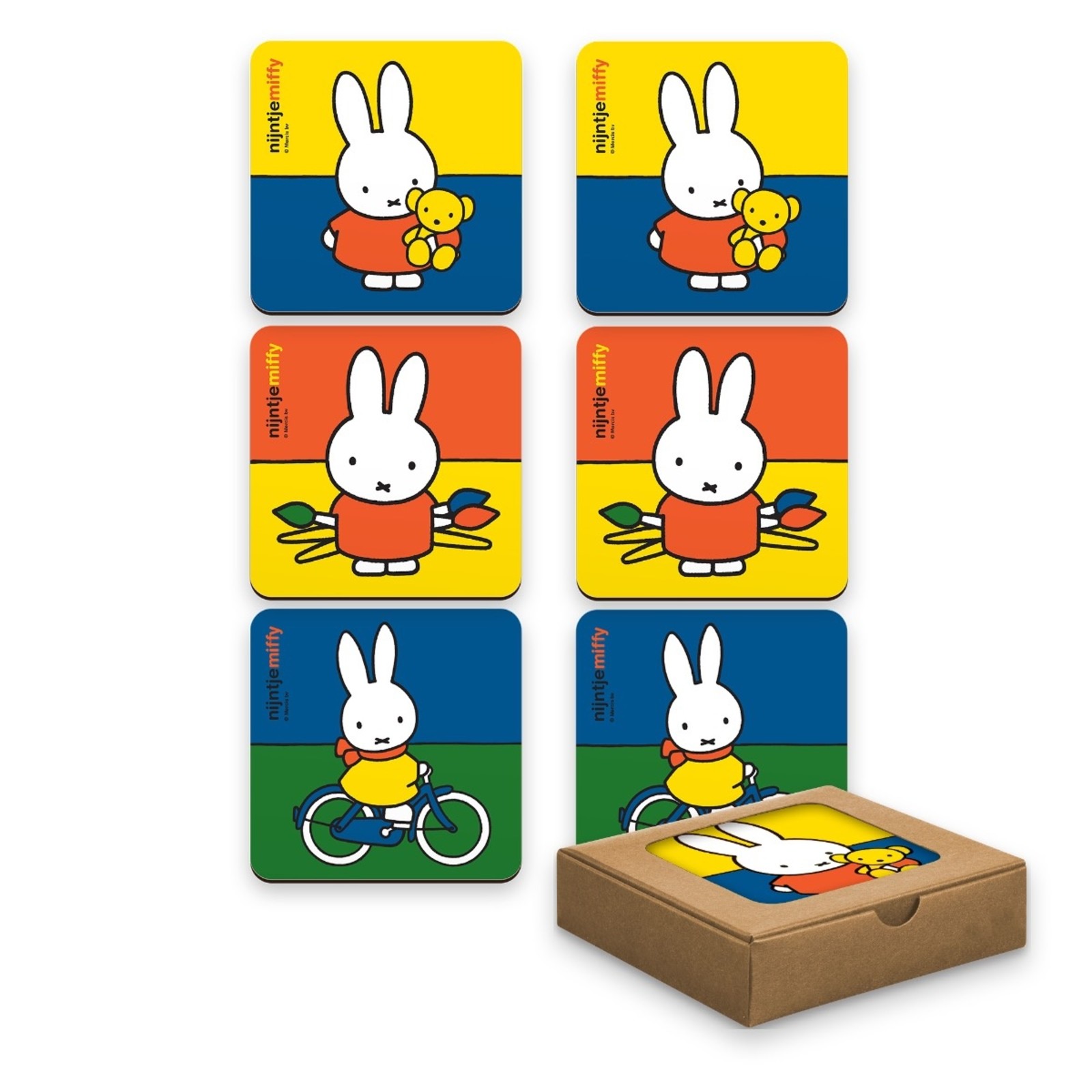 Coasterbox miffy colors