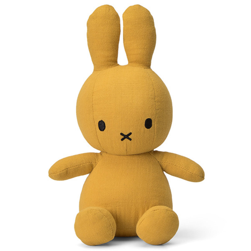 Miffy Sitting Mousseline Yellow - 23 cm - 9"