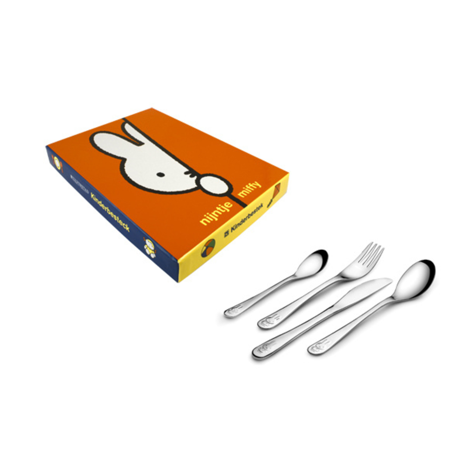 Children's cutlery miffy, 4 pieces, stainless steel
