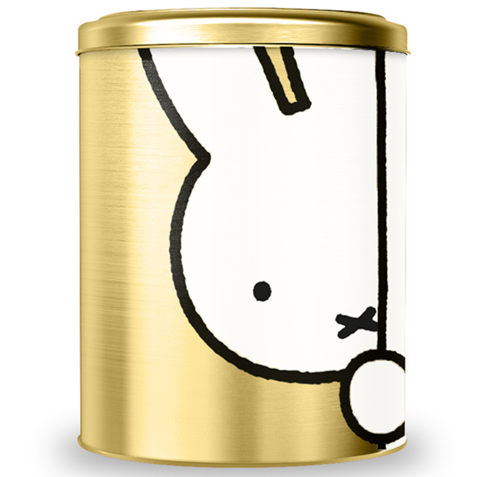 Storage tin XL miffy gold