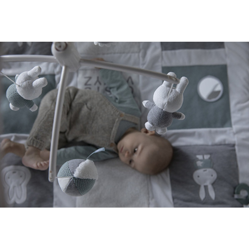 Miffy green knit Music mobile