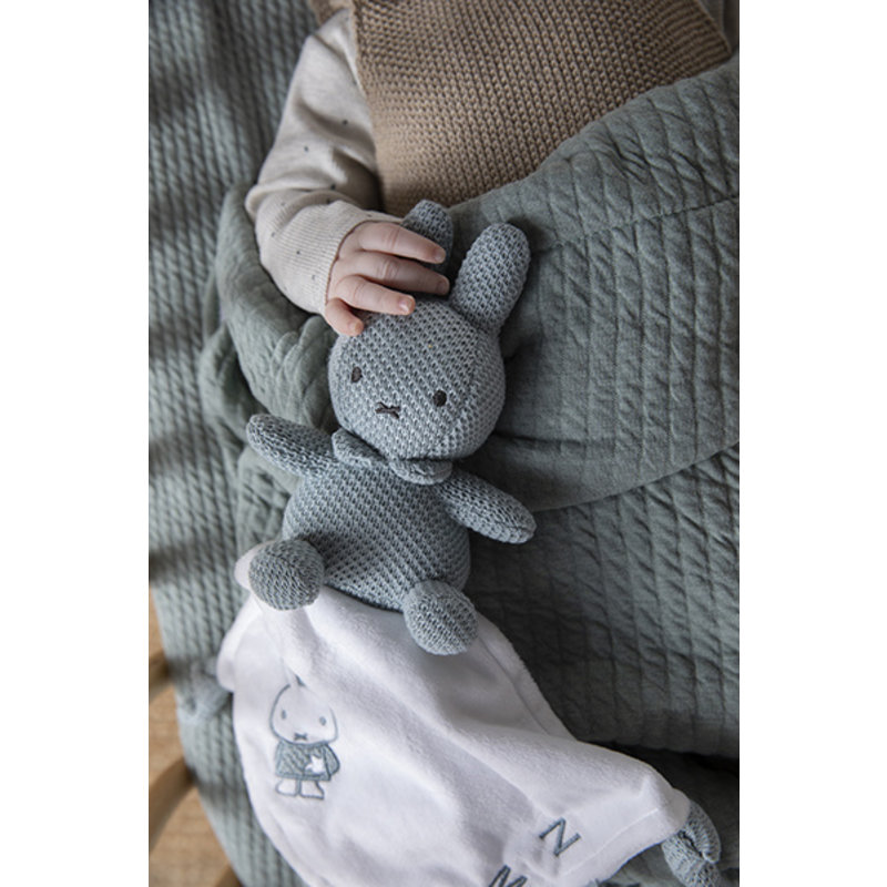 Miffy Cuddle cloth green knit