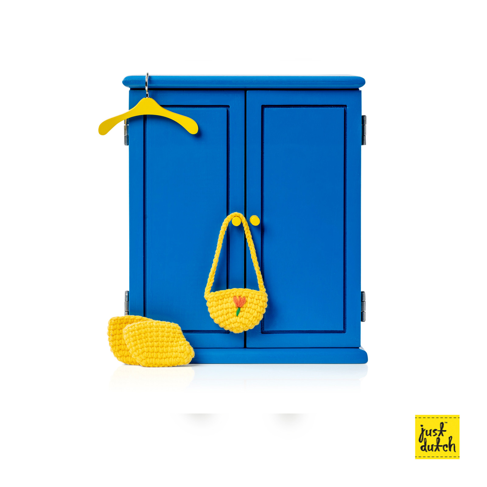 JUDPROMO wardrobe for miffy, melanie & boris handmade + 4 clothes hangers