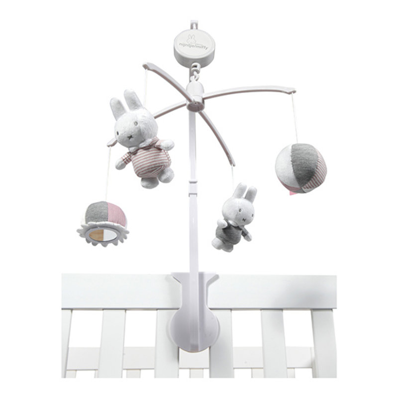 Miffy pink baby rib Music mobile