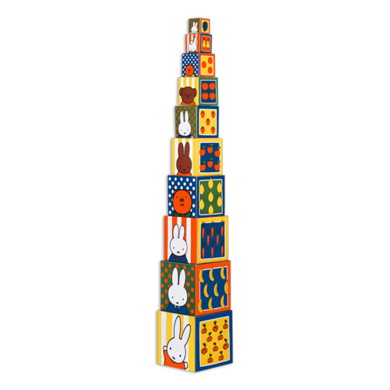 Miffy Cardboard Stacking Cubes