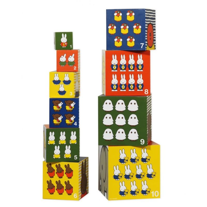 Miffy Cardboard Stacking Cubes